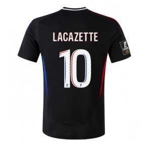 Olympique Lyonnais Alexandre Lacazette #10 Bortatröja 2024-25 Kortärmad